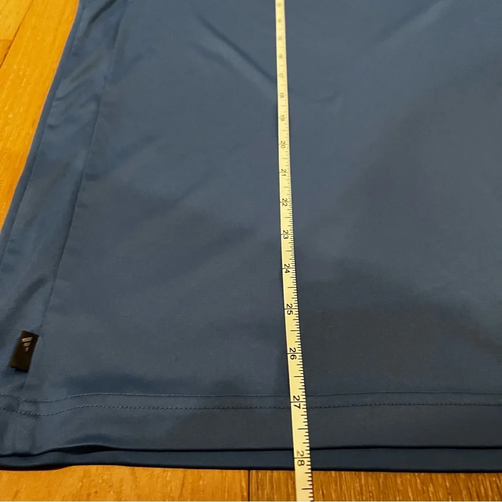 Adidas Mens 3 Stripe Jersey Light Blue